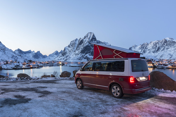 Volkswagen California - Lofoty, Norwegia